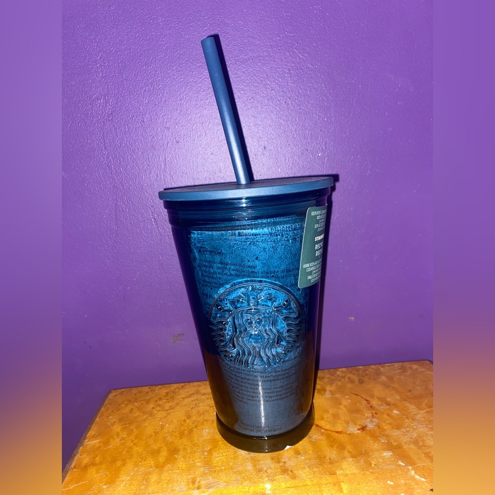 Starbucks recycled glass cup